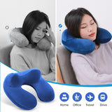 Gofodsil Oreiller Cervical Gonflable pour Avions Camping Trains et Voitures avec Bouchons d'oreilles Oreiller de Voyage Portable Oreiller Cervical Gonflable pour Avion Lot de 2 Oreillers Cervicaux Orthopédiques Naty Shop