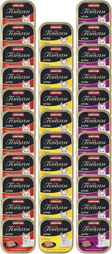 Animonda Vom Feinsten Kitten Variety for Kittens (32 x 100g), nourriture humide sans céréales et sans sucre pour jeunes chats avec des ingrédients 100% frais et carnés.