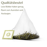 Anna'S Teapot Sencha Sachets de Thé Vert Bio - Thé Vert Japonais Bio 20 Sachets Pyramides dans un Sachet Refermable