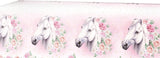 Ensemble de fête cheval rose, 51 pièces, assiettes, gobelets, serviettes, décoration de Table cheval d'anniversaire pour enfants filles et garçons