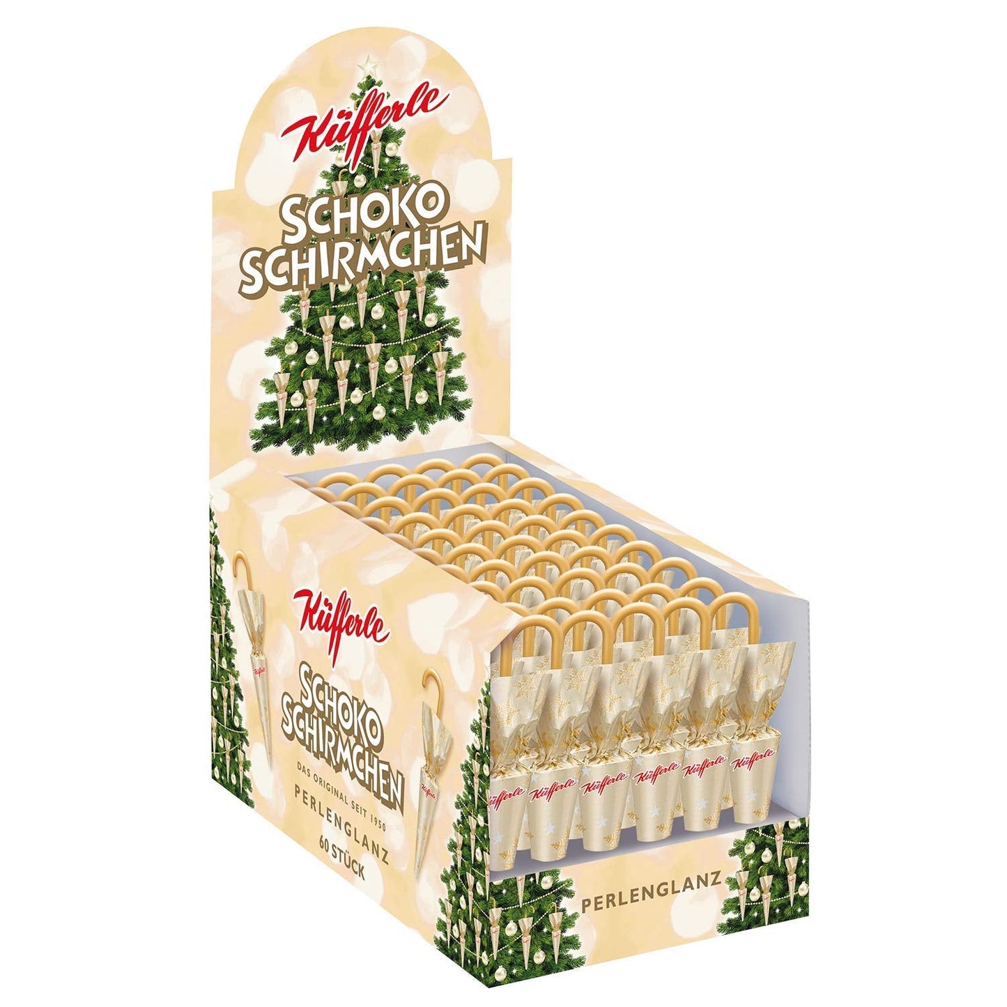 Ombres au chocolat Küfferle Polar Silver 810g (60 pièces)