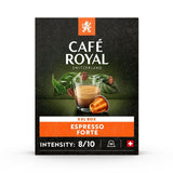 Espresso Forte 36 capsules pour machine à café Nespresso - intensité 8/10 - capsules de café certifiées UTZ en aluminium (emballage avec 3)