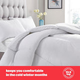 Couette rebond Silentnight, 13,5 tog, king size, tissu en coton mélangé, blanc, king size Couettes et couettes Naty Shop