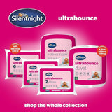 Oreiller Silentnight Ultrabounce, blanc, microfibre, blanc, paquet de 2 oreillers standard Naty Shop