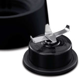 Russell Hobbs Batteur sur socle [1,5 L Glasbehälter] Matt Schwarz (Moteur Starker 0,9 PS, Fonction Impulsion/Ice-Crush, Edelstahlmesser, Mélangeur sans BPA, Elektrischer Zerkleinerer, Smoothie-Maker) 24722-56 Kitchen Naty Shop