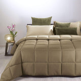 Caleffi doudou moderne, microfibre, taupe, lit double Couettes et couettes Naty Shop Titre par défaut