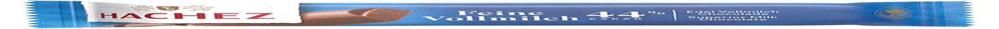 Barres Hachez au lait entier fin 44% 35g