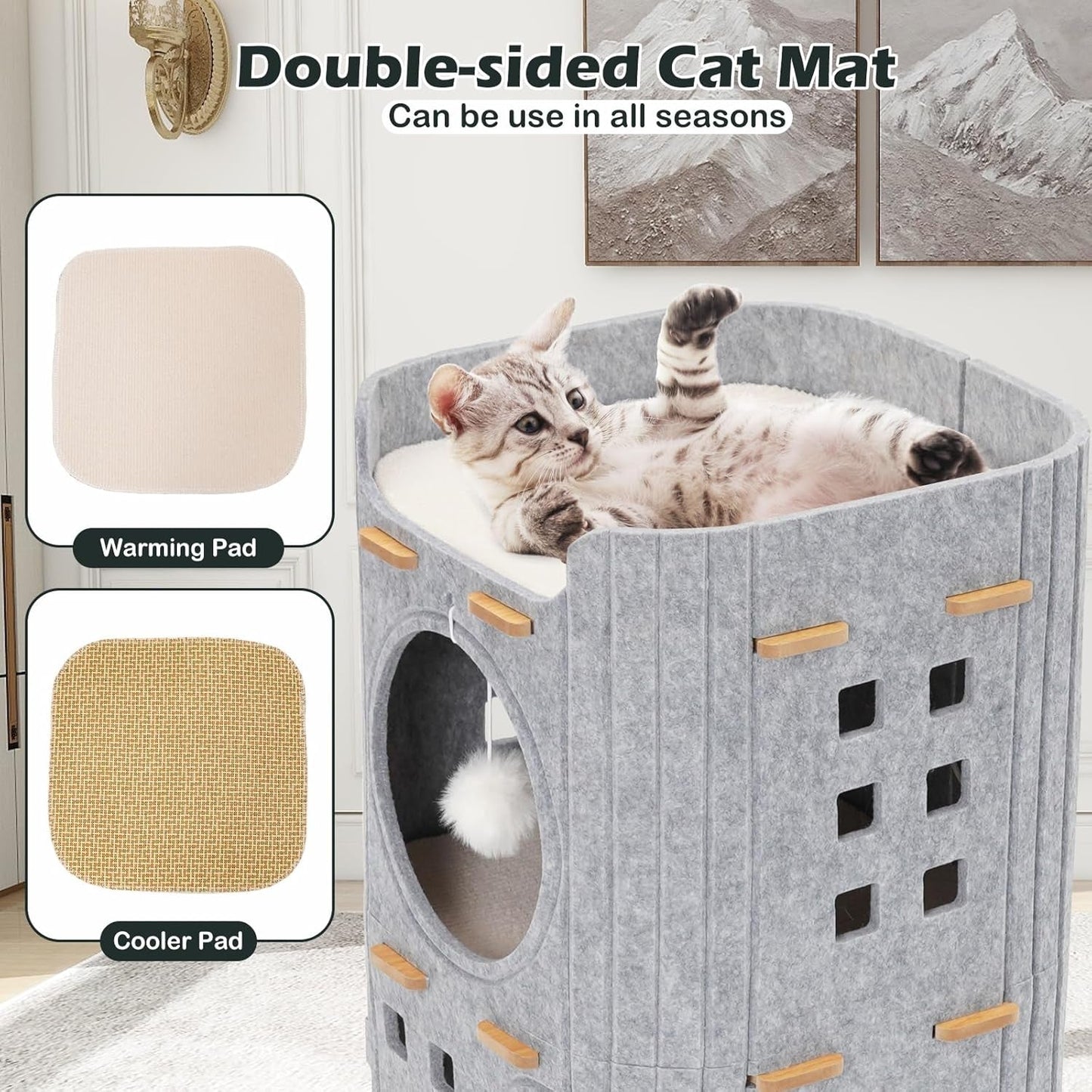 Couvertures et meubles, Animaux, Grottes et maisons, Chats, Lits pour chats, Chats - lits, matelas
