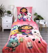Literie enfant films et dessins animés, réversible, coton Literie - enfants Naty Shop Gabby'S Dollhouse