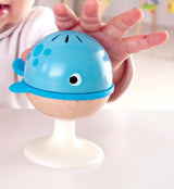 Ensemble hochet avec ventouse Hape | Trois animaux avec éléments d'anneau de dentition, tortue, poulpe et baleine | Jouet d'apprentissage dès 0 mois Bebe Toys Naty Shop