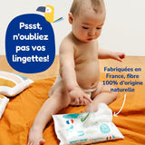 - Couche taille 4 (7 – 18 kg) – pour peaux sensibles – naturelle et très absorbante – étanche 12 heures – ohne unerwünschte Inhaltsstoffe – fabriquée en France – 132 couches