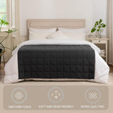 Good Nite Couverture lestée pour adultes Gris Couverture de relaxation pour et pour la détente Couverture lestée Gris 125X150Cm 4Kg Couettes et couettes Naty Shop
