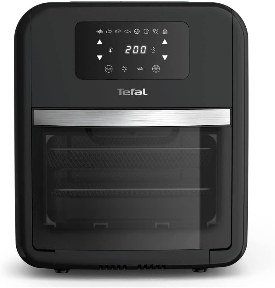 Tefal Easy Fry Oven & Grill Friteuse à air chaud 9 en 1, 11 L Pour 6 portions, 7 accessoires, 8 programmes, recettes en ligne Électroménager Naty Shop Default Title
