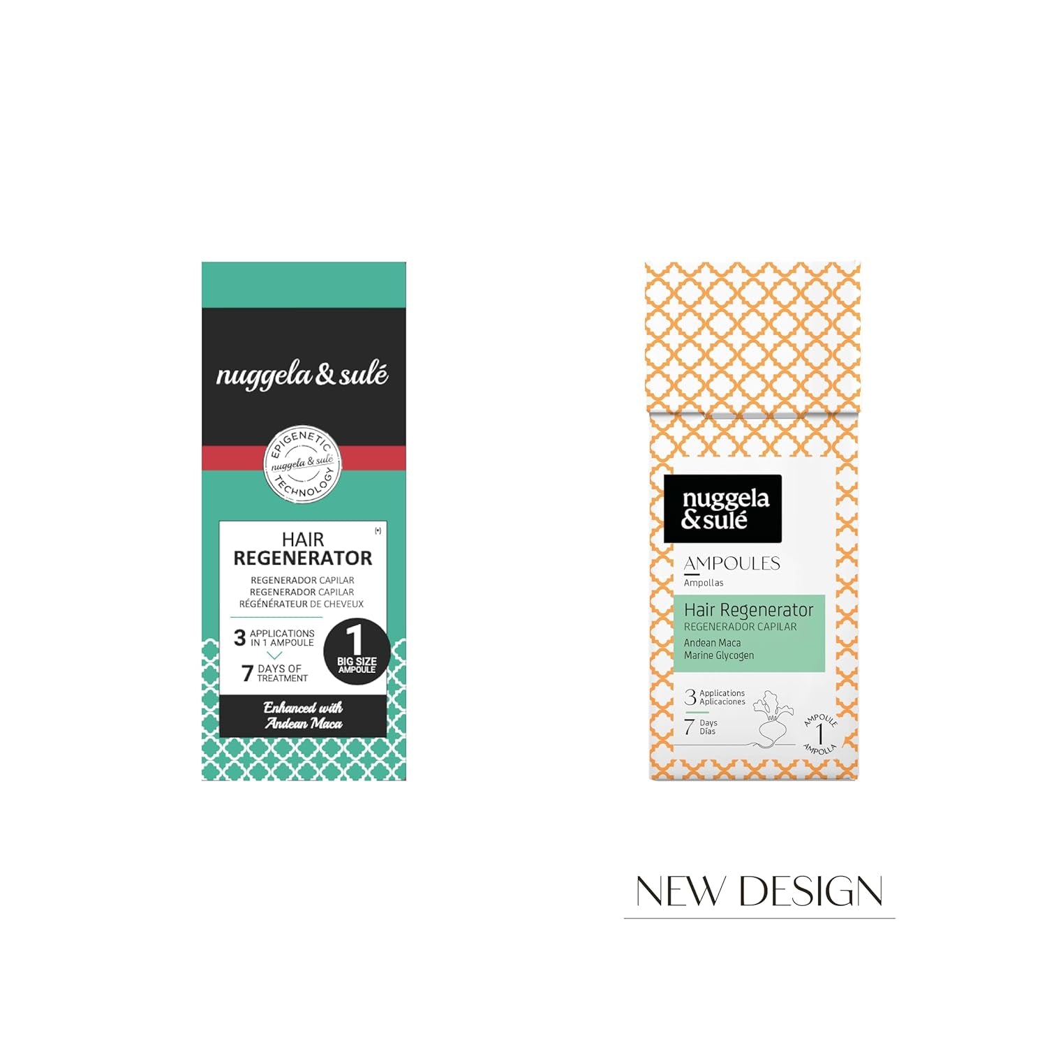 Ampoules après-shampooing Nuggela & Sulé, traitement 1 semaine, 10 ml Soin capillaire Nuggela