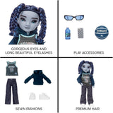 Rainbow High Shadow High Series 3 - Oliver Ocean - Blaue Modepuppe - Young - Modisches Outfit et plus de 10 accessoires de jeu de Bunte - Idéal pour les enfants de 4 à 12 ans et les petits