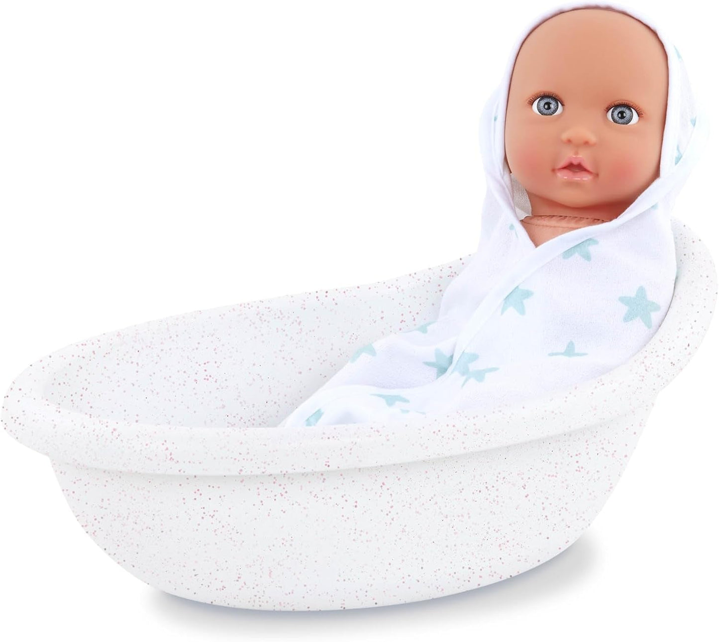 LullaBy – Baignoire pour poupée – Ensemble de bain – Jouet de bain – Accessoires pour poupée – Jeu d'eau réaliste – Enfants de 2 ans et plus