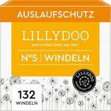 LILLYDOO Couches pour bébé respectueuses de la peau - Taille 3 (6-10 kg), 29 pièces, protection fiable contre les fuites, douces, sans parfum et sans lotion pour peaux sensibles, testées dermatologiquement