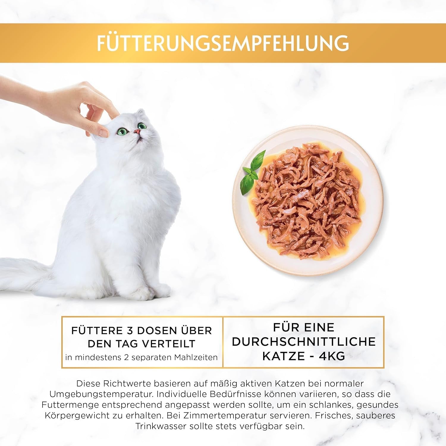 Gourmet Gold Succulent Fine Strips, Nourriture humide pour chat au poulet, paquet de 12 (12 x 85 g)
