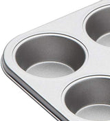 Plaque de cuisson à muffins Kitchen Craft, couvercle antiadhésif, peut contenir 12 muffins, 35 cm x 27 cm Naty Shop