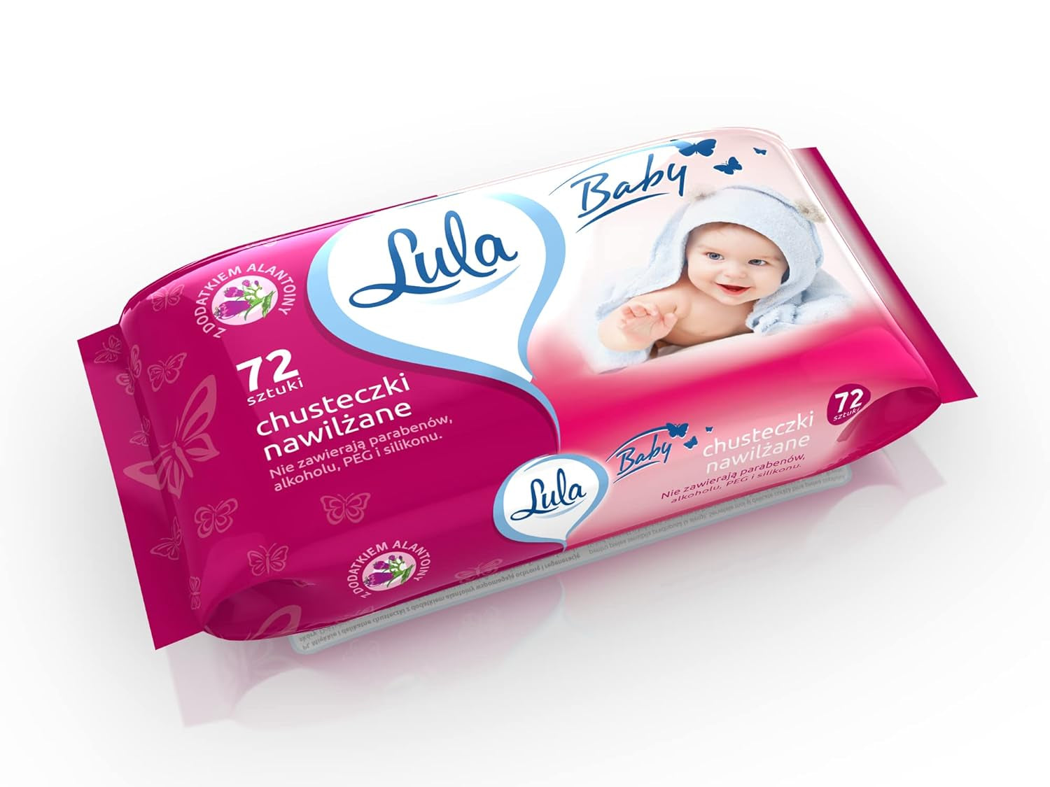 Lingettes humides avec ALANTOIN 72 pcs