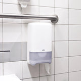 Tork 127530 Papier toilette doux Midi de qualité avancée pour distributeur de papier toilette double rouleau Tork T6 / Papier toilette doux 2 épaisseurs résistant aux déchirures, paquet de 27 (27 x 100 mètres)