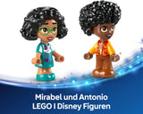 LEGO Ç€ Disney Encanto Mini House, jouet de construction pour filles à partir de 5 ans, jouet fantastique et jeu de construction avec mini-poupées Mirabel et Antonio, une figurine de Capybara et une clé 43261 Jeux de construction Besuche den LEGO-Store