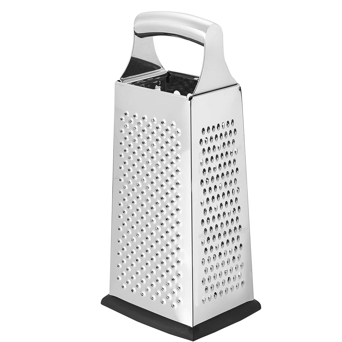 Éplucheur Naty Shop râpe à fromage carrée robuste en acier inoxydable avec base antidérapante
