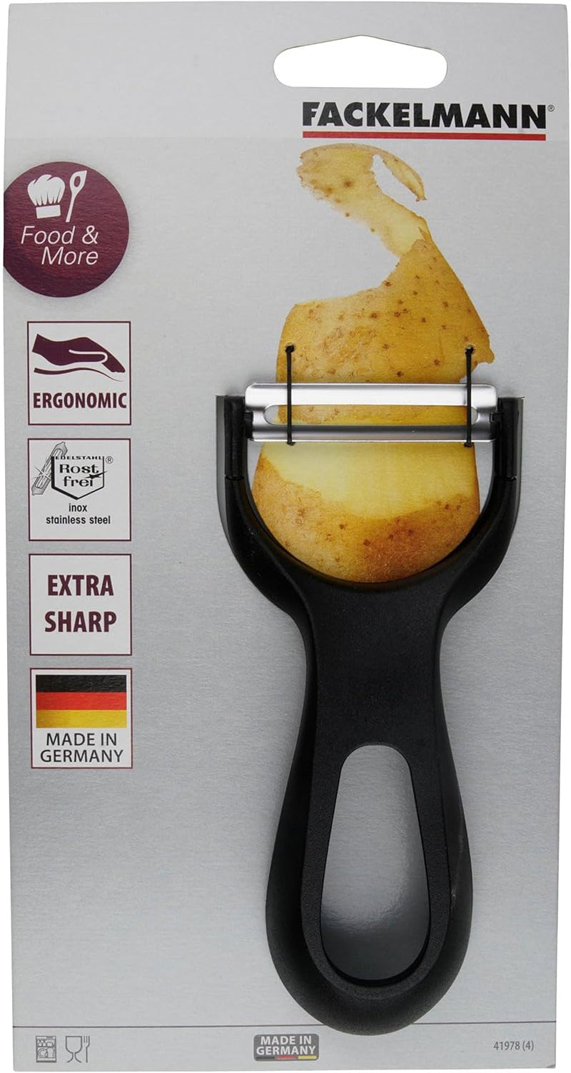 Fackelmann Éplucheur 13,5 cm, Éplucheur avec manche très ergonomique et léger Éplucheur Naty Shop