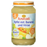 Bio Apfel Mit Banane Und Hirse, Ab Dem 6. Monat, 190 G Naty Shop Titre par défaut