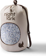 Night Lark Couette sans housse Super King 6 Tog Printemps Été – Blue Garden Couette super douce légère lavable en machine Housse de couette à séchage rapide Couettes et couettes réversibles tout-en-un Naty Shop