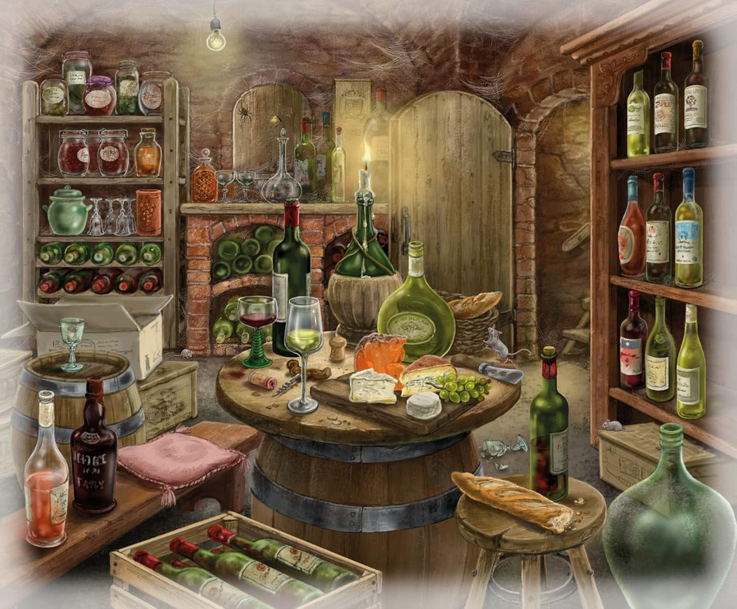 Ravensburger EXIT Puzzle - Le Manoir Fantôme - Puzzle 6X 99 pièces pour les adultes et les enfants amateurs de puzzles âgés de 10 ans et plus Puzzle Naty Shop