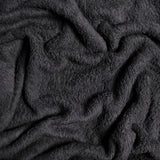Brentford's Teddy Couverture polaire grande couverture de lit en peluche super douce et chaude pour canapé-lit noir - 150 x 200 cm Lits et couvertures Besuche den Brentfords-Store