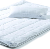 Aqua-Textil Soft Touch Parure enfant Couette 100 X 135 Cm 250G et 350G avec oreiller 40 X 60 Cm 150G Couette 4 saisons Climatisée Couettes et couettes Oeko-Tex Naty Shop 135X200 Cm + 1X 40X80 Cm Parure 4 saisons