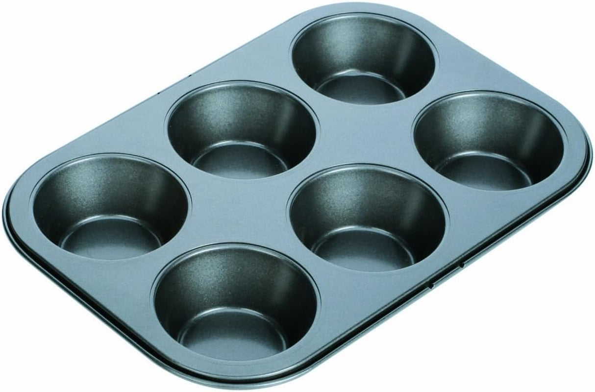 Forme arrière, Schwarz, 26,5 X 18 X 3 Cm Moules et plaques pour la cuisson Naty Shop 6 Muffin
