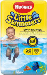 Couches de bain Huggies Little Swimmers, taille 3-4 (7-15 kg), 1 paquet de 20