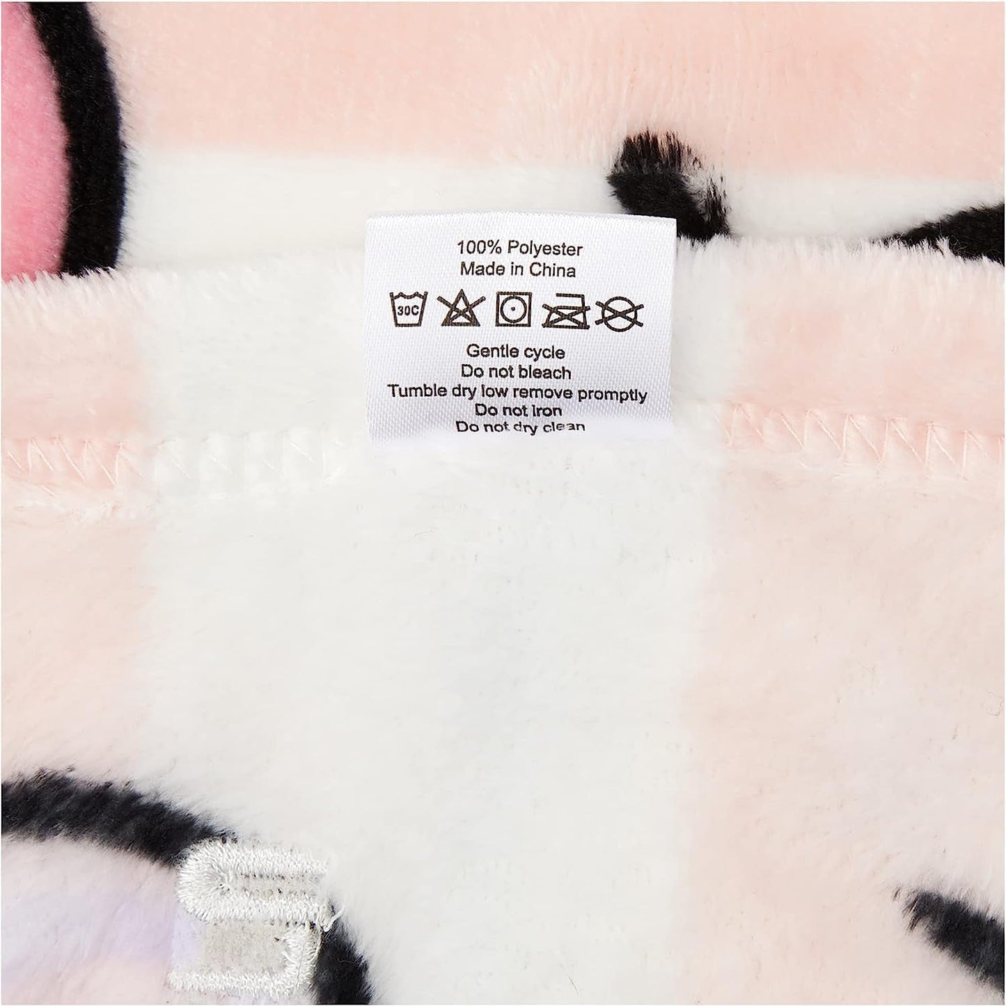 Couvre-lit Hello Kitty, rose, couverture douce 130X170Cm, couvre-lit en microfibre couvre-lit ou couvre-lit canapé. Qualité avec certificat Oekotex, Sanrio Lits et Couvertures Besuche den Kanguru-Store