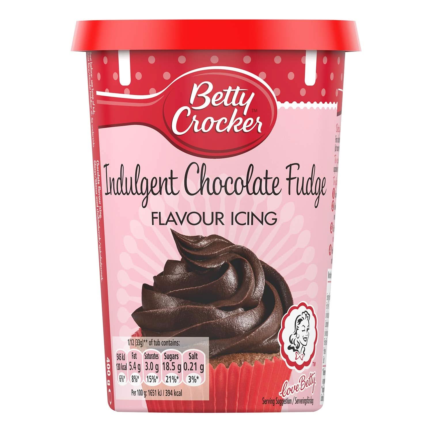 Betty Crocker, Glaçage pour gâteau au chocolat et caramel, 400 grammes Glaçages et Décor Naty Shop
