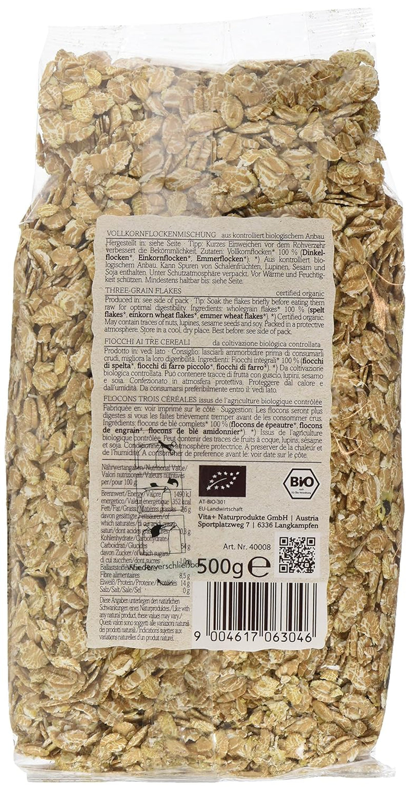 Flocons de céréales anciennes Verival - Bio, paquet de 6 (6 x 500 g)