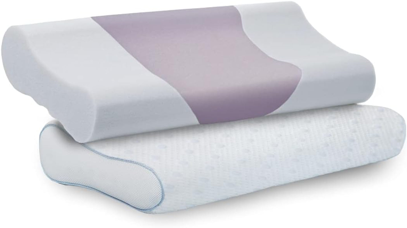 PARADIES Oreiller cervical 40X80 Cm - Revita Ergonomique - Certifié IGR, Oreiller ergonomique de soutien du cou Hauteur : 10 Cm Oreillers orthopédiques cervicaux Naty Shop Revita Vario-Ergonomic