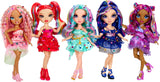 Rainbow High Be Dazzling - Genevieve Bleue - Poupée mannequin bleue de 28 cm avec outil d'embellissement, pierres précieuses scintillantes et accessoires de coiffure