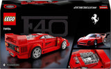 LEGO Speed Champions Ferrari F40 Super voiture de sport, ensemble de jeu avec voiture jouet à construire et pilote de figurine, ensemble de construction de collection pour enfants, cadeau pour garçons et filles 76934 Ensembles de construction Besuche den LEGO-Store