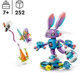 LEGO Dreamzzz Izzie et Bunchurro le lapin de jeu, jouet pour enfants à partir de 7 ans, ensemble de jeu 2 en 1 avec figurine de héros et Cyberling pour une expérience de jeu imaginative 71490 Ensembles de construction Besuche an LEGO-Store