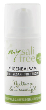 Mysalifree BIO EYE BALM, crème contour des yeux anti-rides intensive pour peaux sensibles, à la grenade et à l'ocre, 15 ml Cosmétiques et Beauté Naty Shop