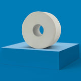Amazoncommercial Papier toilette Mini Jumbo, non parfumé, 2 épaisseurs, 6684 pièces, 1 paquet de 12 rouleaux, 557 feuilles par rouleau, format feuille : 30,5 x 9 cm, blanc, compatible avec les distributeurs T2