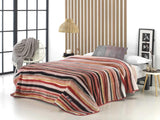 Couverture Imprimée, Grand Volume, 100% Polyester, 450 G/M², Douce, Pour Automne/Hiver, Design Harmony N10, 170 X 240 Cm, Pour Lit 90/105 Cm, Gris Naty Shop Couettes et Couettes Rose 260X240Cm - Lit 160/180Cm