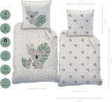 Parure de lit enfant, Koala ou Licorne, 100% coton Literie - enfant Naty Shop