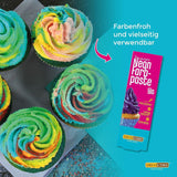 Decocino Neon Colorant Alimentaire Set - 3 Pièces - Rouge, Rose, Violet - Colorant Alimentaire Haute Dose - Pour Colorer Gâteaux, Muffins, Cupcakes - Sans Goût