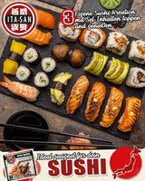 ITA-SAN Sushi Set (set complet de 9 pièces, idéal pour débuter, pour essai ou cadeau) 1 paquet