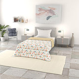 Couverture d'été basique, microfibre, rayures jeans, 200X240Cm Naty Shop Quilts et quilts Different 200X240Cm