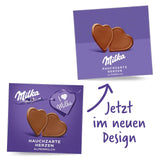 Milka I love Milka Hearts – Ciocolată alpină cu lapte care se topește în gură și alune fine de pădure – 10 x 130g